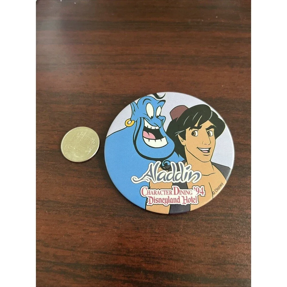 Disneyland Hotel Aladdin Character Dining 1994 Button‎ Pin
